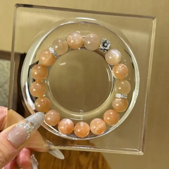 Sunstone Crystal Bracelet