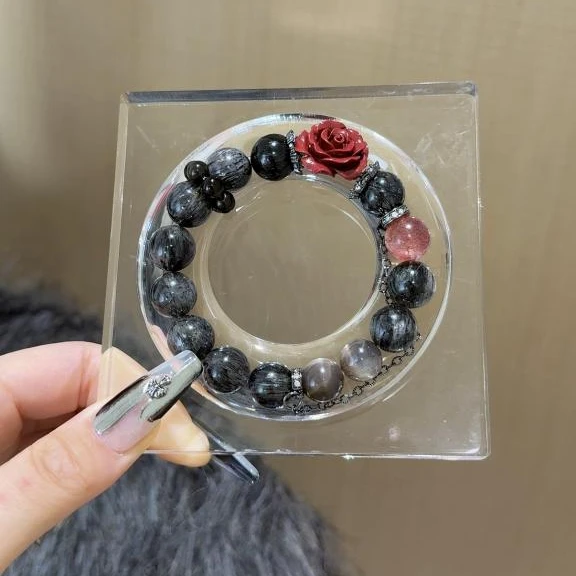 Black Gold Crystal Bracelet