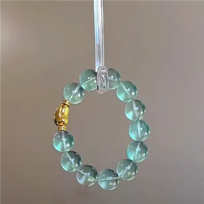 Gelang kristal kuarsa hijau